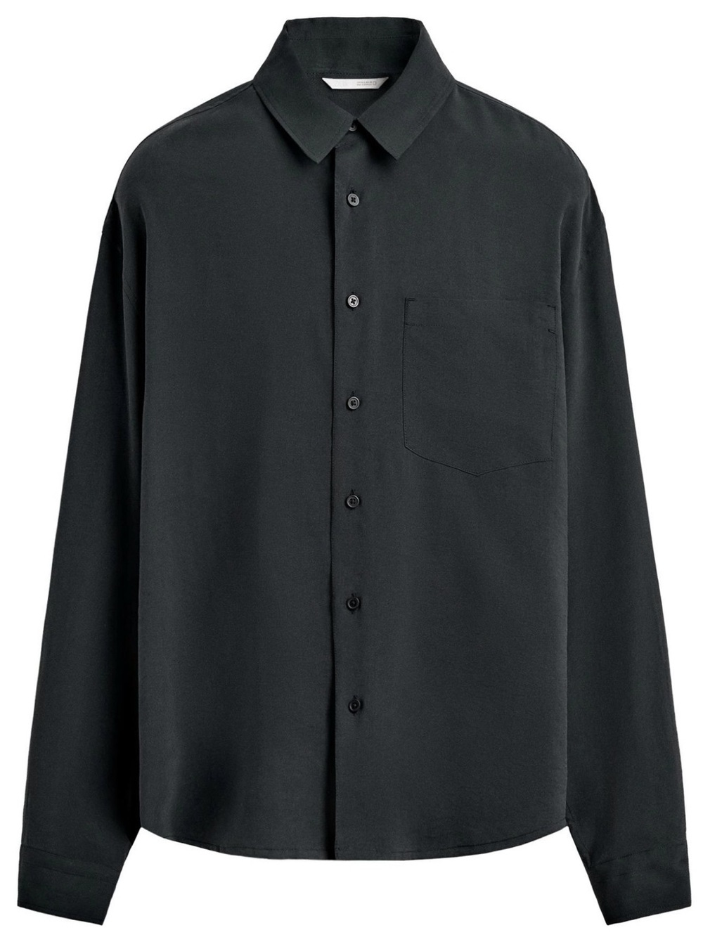 Zara Men’s Black Casual Button-Down Shirt Size S